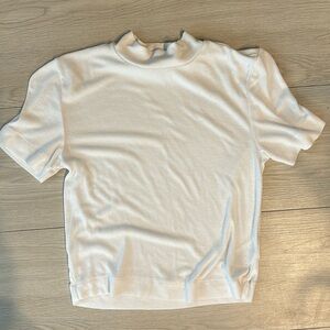 High Neck Cropped T Shirt Babaton